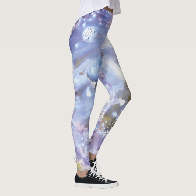 Legging Abstract Vibrant Pattern Psychedelic Color Burst (Direita)
