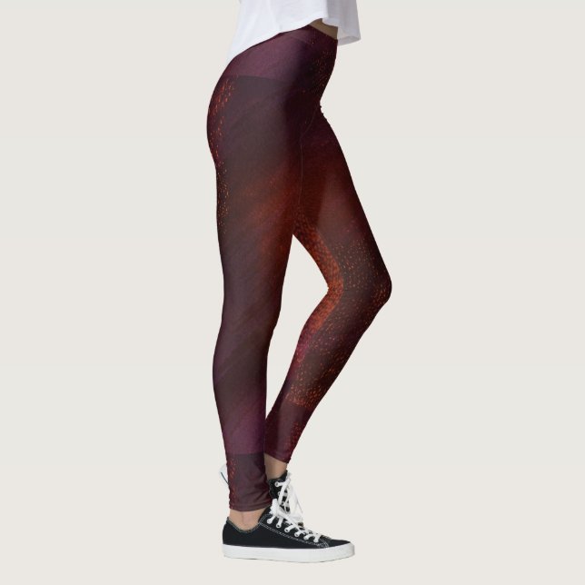 Legging Abstract Vibrant Pattern Psychedelic Color Burst (Direita)