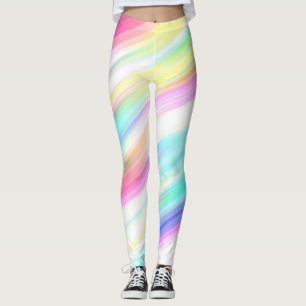 legging abstrata arco-íris
