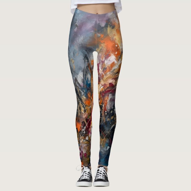 Legging Abstrato (Frente)