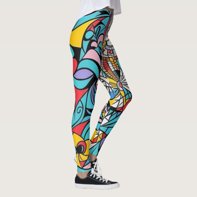 Legging abstrato (Direita)