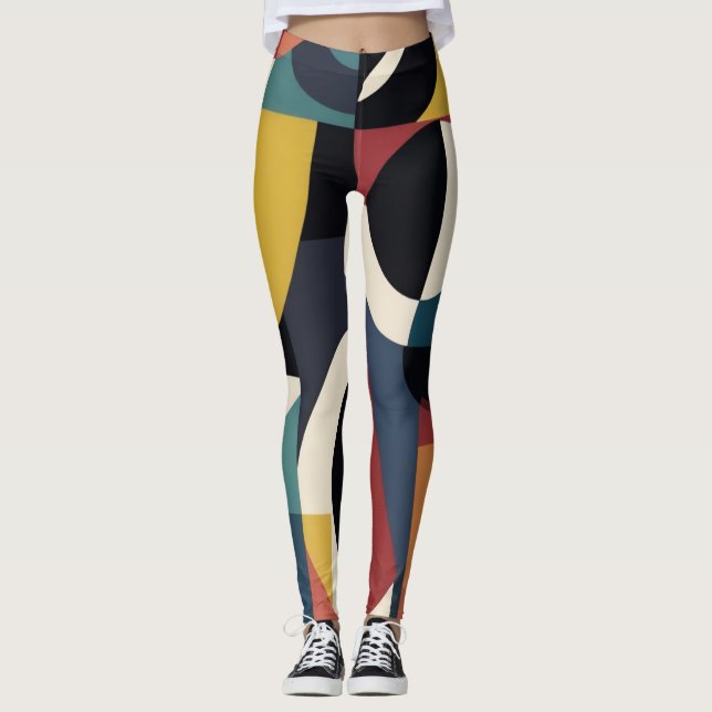 Legging Abstrato artsy (Frente)
