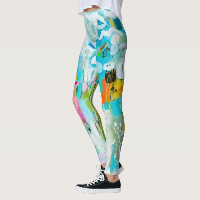 Legging Abstrato azul (Esquerda)