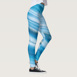 Legging Abstrato azul-marinho