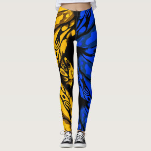 Legging Abstrato Borboleta 2 cores