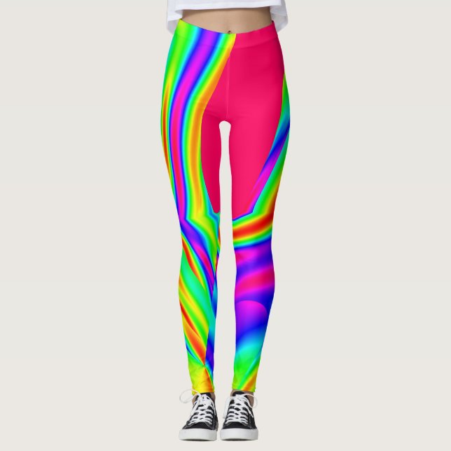 Legging Abstrato brilhante (Frente)
