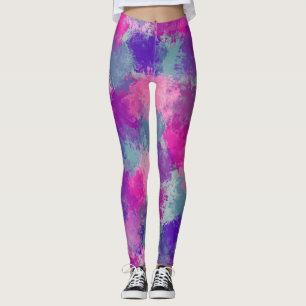 Legging Abstrato buquê