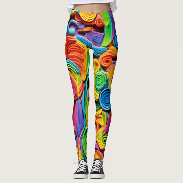 Legging Abstrato Cerâmica Joy (Frente)