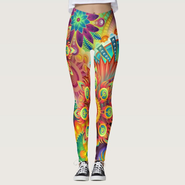 Legging Abstrato com estilo (Frente)