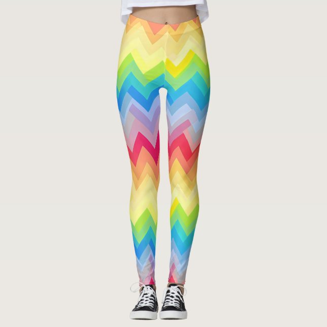 Legging Abstrato - Cores Cheerful (Frente)
