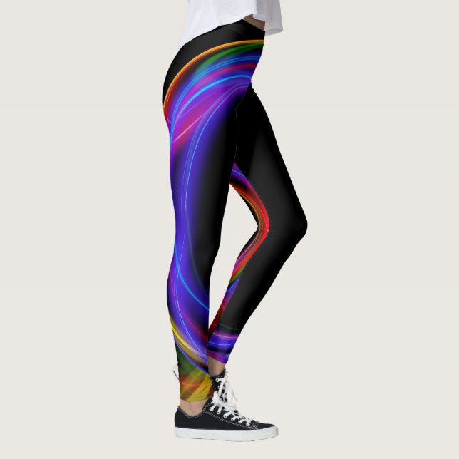 Legging Abstrato das luzes frágeis (Direita)