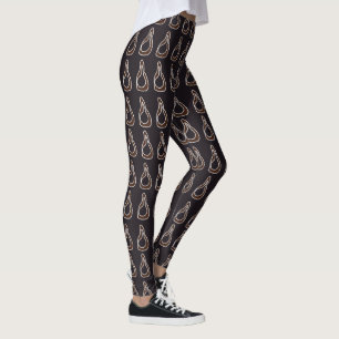 Legging Abstrato de Arte Moderna