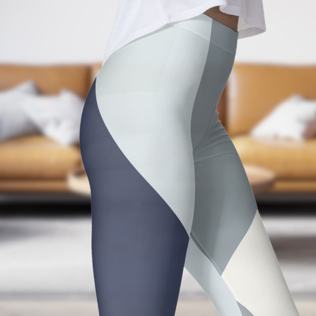 Legging Abstrato de Cinza de  impressionante (Stunning Gray Fade Abstract Leggings)