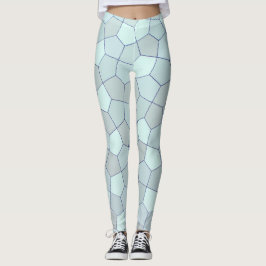 Legging Abstrato de cores azuis