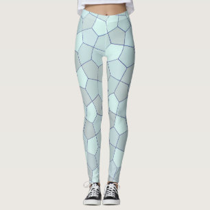 Legging Abstrato de cores azuis