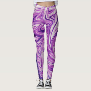 Legging Abstrato de lava derretida