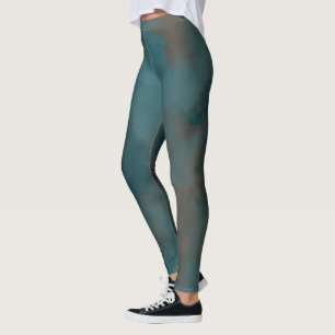 Legging Abstrato de mármore azul