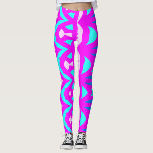 Legging Abstrato de multicor moderna "Ratti_Creative_Arts"