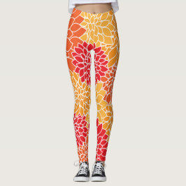 Legging Abstrato de Primavera