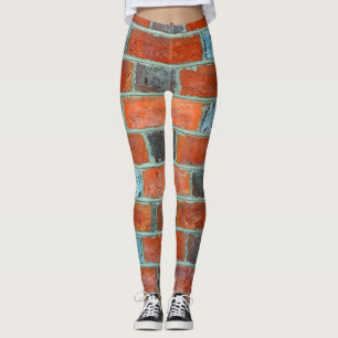Legging Abstrato de tijolos