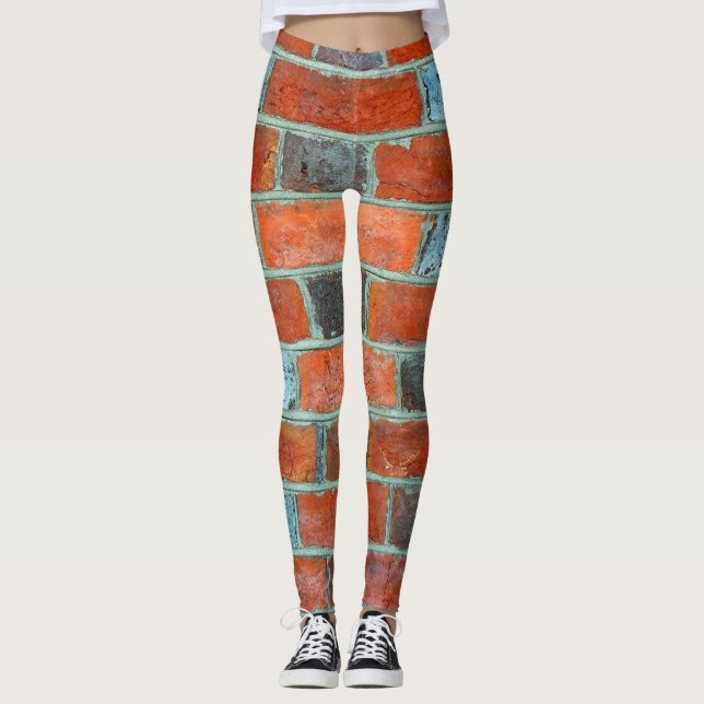 Legging Abstrato de tijolos (Frente)