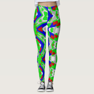 Legging Abstrato de vibração multicor "Ratti_Creative_Arts