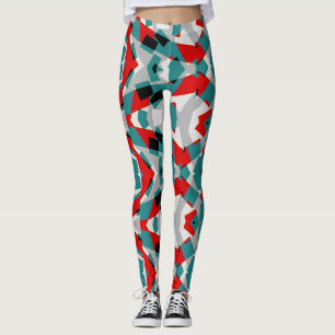 Legging Abstrato de vibração multicor "Ratti_Creative_Arts