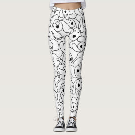 Legging Abstrato doggie design