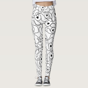 Legging Abstrato doggie design