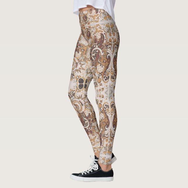 Legging Abstrato Doodle Art (Esquerda)