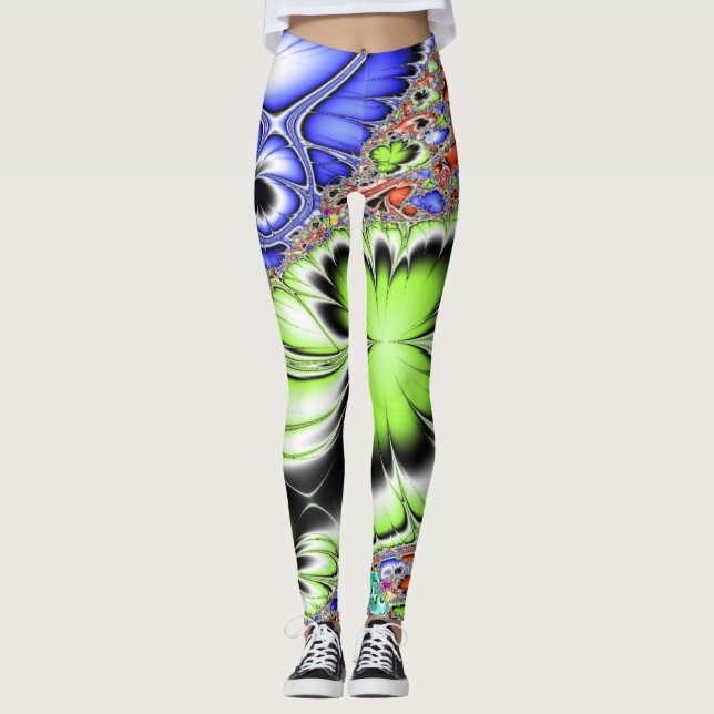 Legging Abstrato fractal (Frente)