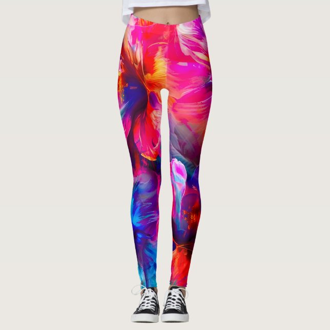 Legging Abstrato Garden Bloom (Frente)