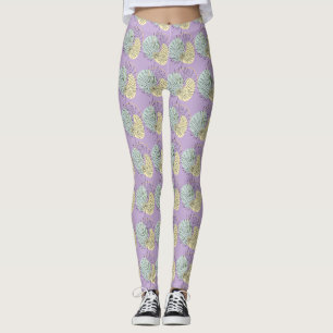 Legging Abstrato Geométrico Floral