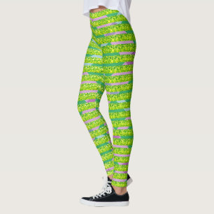 Legging Abstrato Glitter Cor de Divertimento