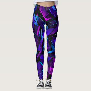 Legging Abstrato Grafite Street Swirl