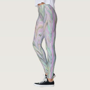Legging Abstrato Herringbone - lavanda