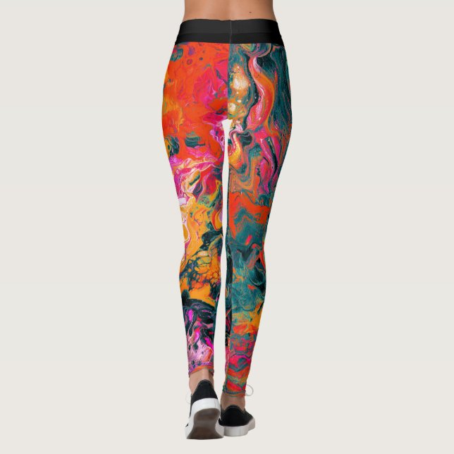 Legging Abstrato Lava (Verso)