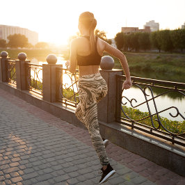 Legging Abstrato marble