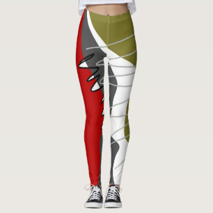 Legging Abstrato, Moderno, criativo, Travesseiro decorativ