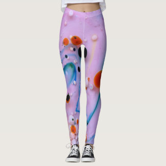 Legging Abstrato Multi Color Splash Design