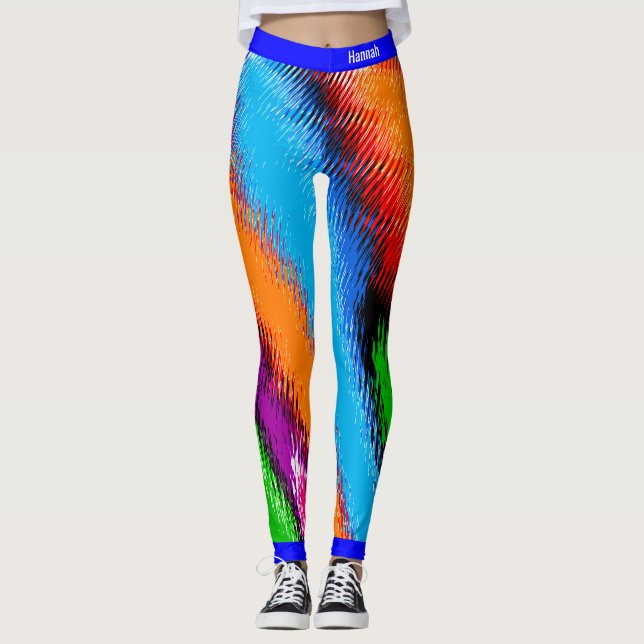 Legging Abstrato multicolor (Frente)