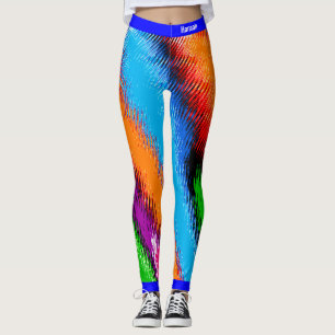 Legging Abstrato multicolorido