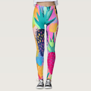 Legging Abstrato Paradise Tropical Fruta Fiesta