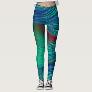 Legging abstrato Phoenix Feather