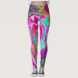 Legging Abstrato Retro Magenta - Rodovalho Arco-Íris Magen
