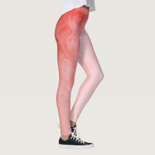 Legging Abstrato rosa claro, morango, leite