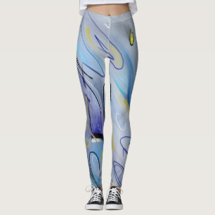 Legging Abstrato roxo