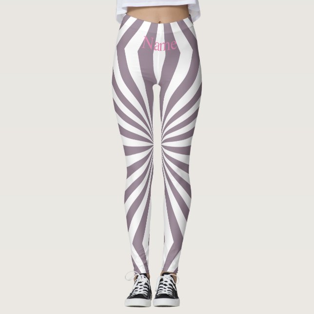 Legging Abstrato Starburst Thunder_Cove (Frente)