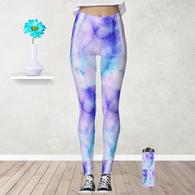 Legging Abstrato Watercolor (Criador carregado)