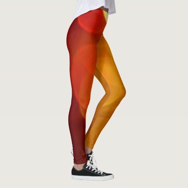 Legging Abstrato | Zazzle_Growth. (Direita)